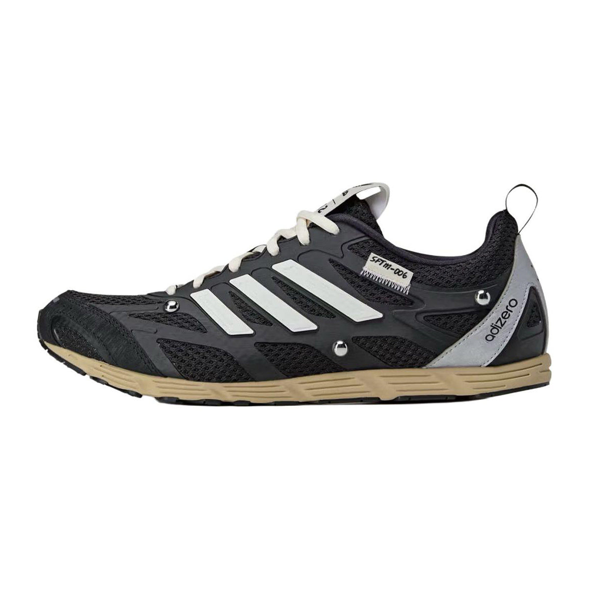 SONG FOR THE MUTE × adidas Originals Adizero PR SFTM-006 Unisex Running Shoes - Black/Beige