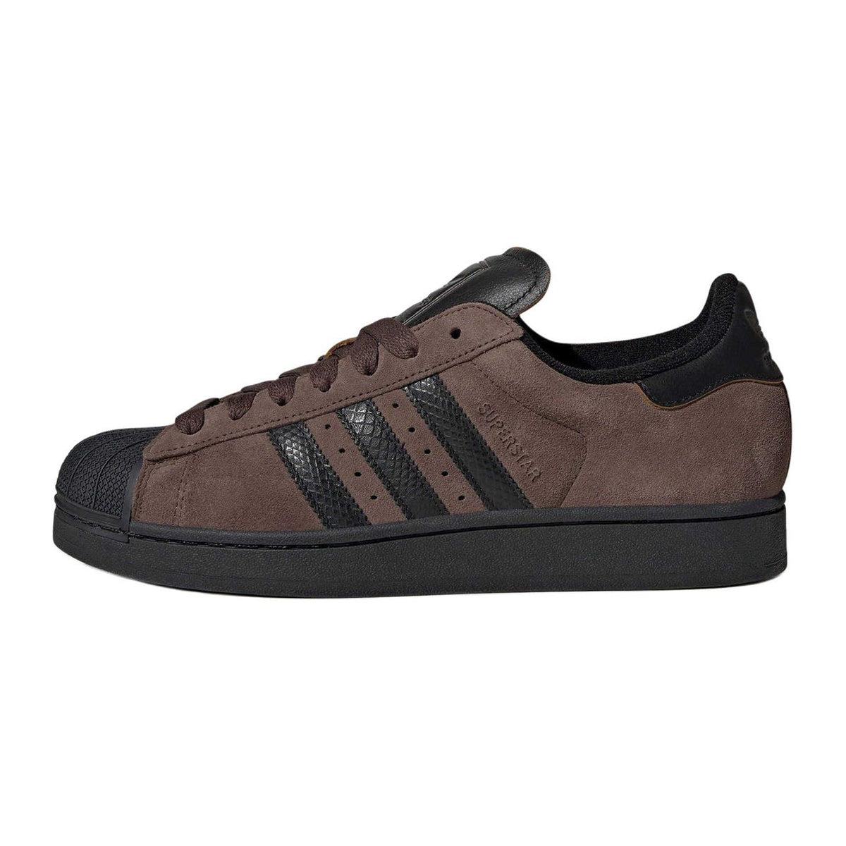 adidas Originals SUPERSTAR Unisex Suede Low-Profile Sneakers - Brown