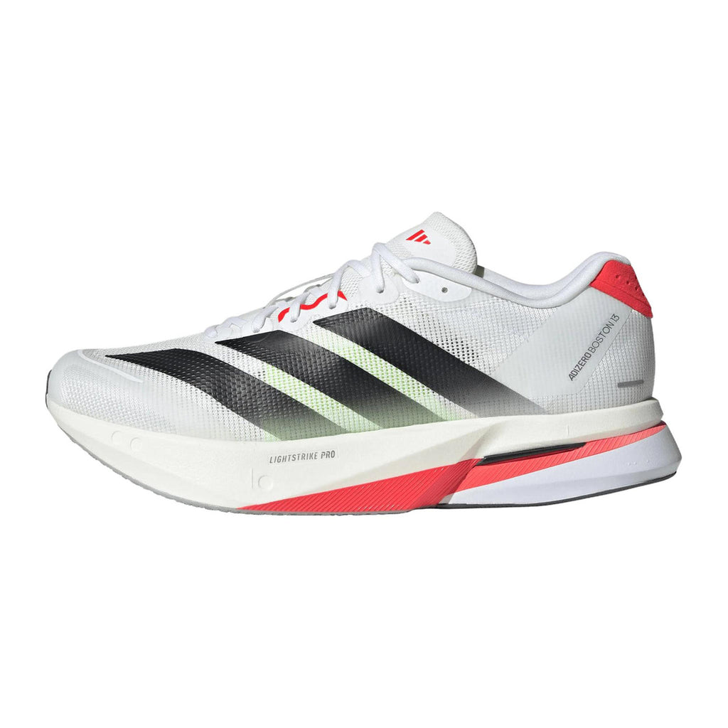 adidas Adizero Boston 13 Men's Urban Commuter Running Shoes - White