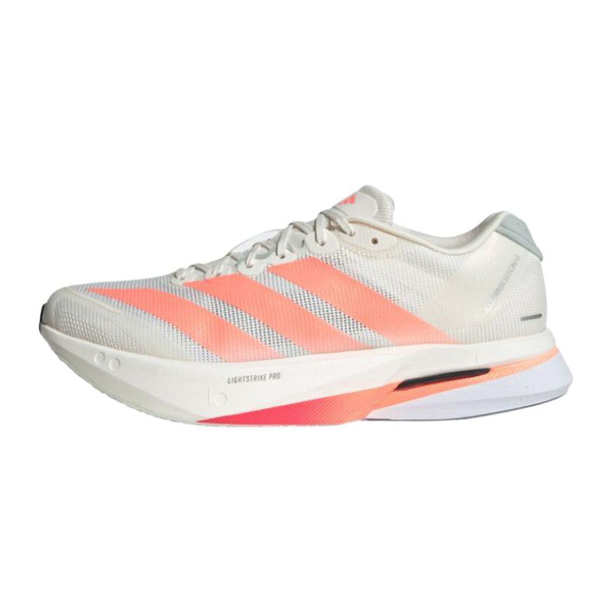adidas Adizero Boston 13 Men's Casual Running Shoes - White/Orange