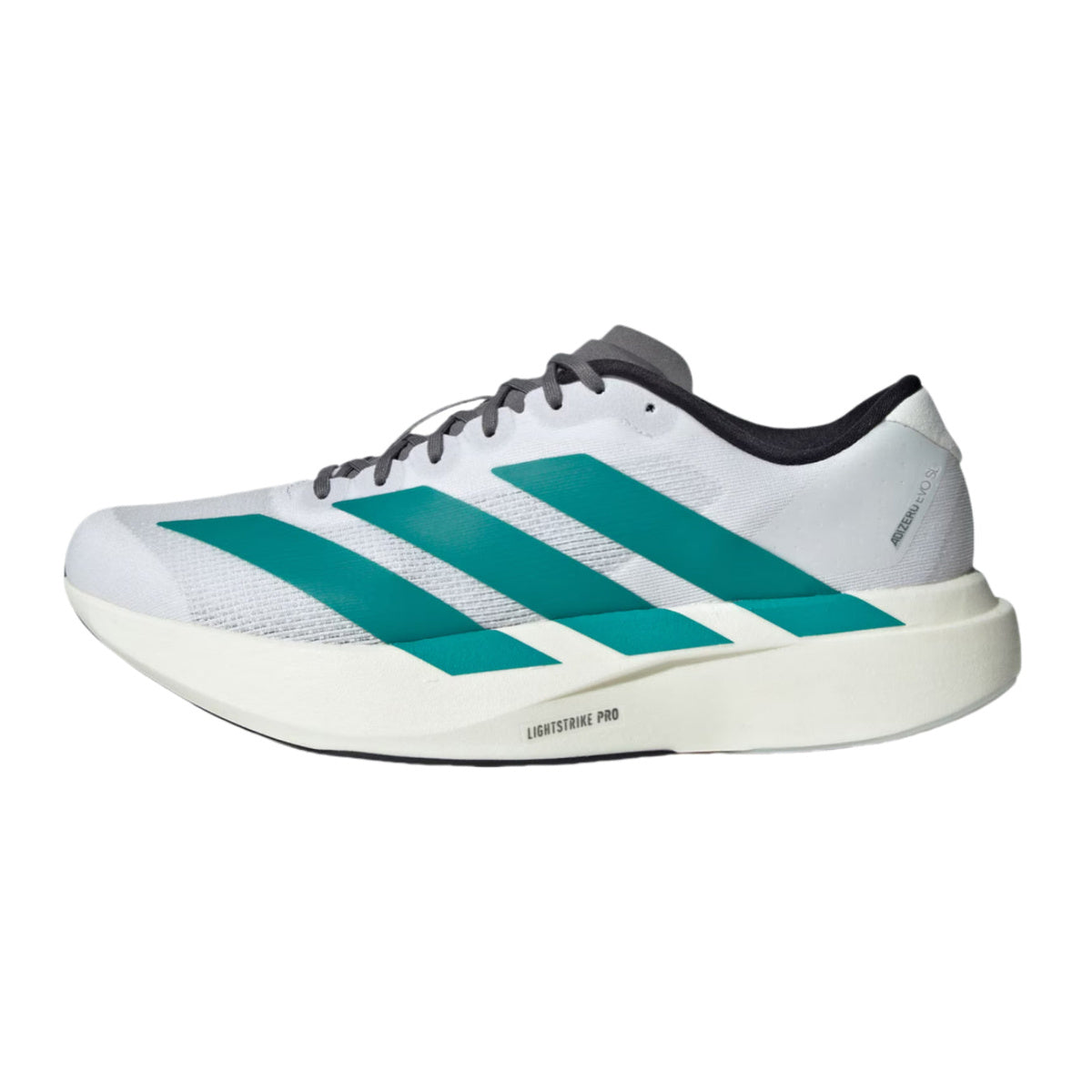 adidas Adizero Evo SL Lightstrike Pro Low-Top Running Shoes - White/Green