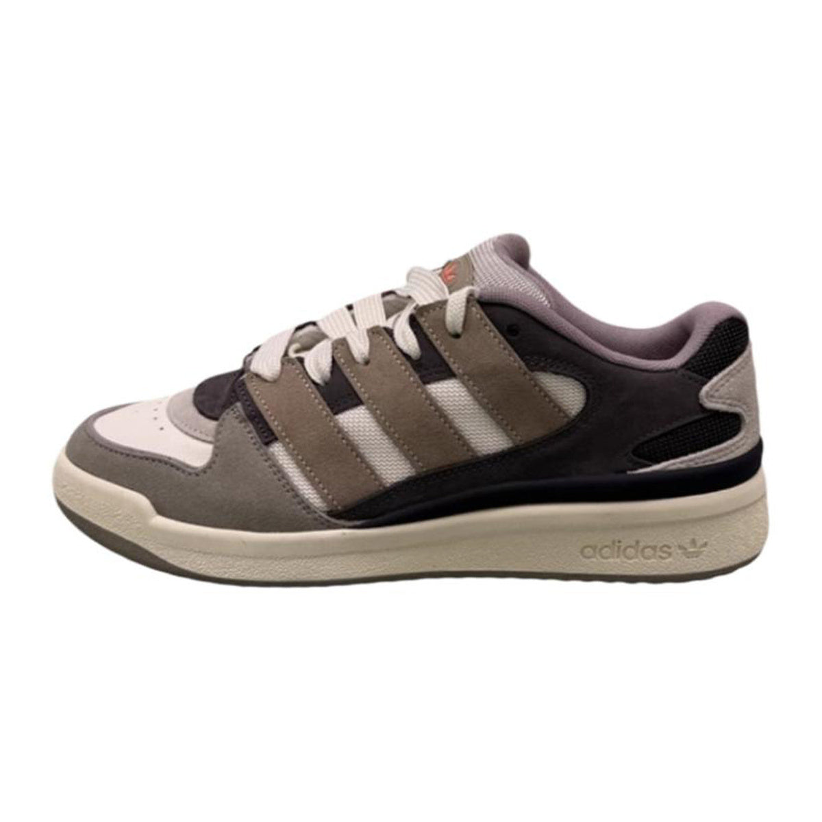 adidas Originals FORUM 2000 Unisex Leather Low-Top Sneakers - Brown