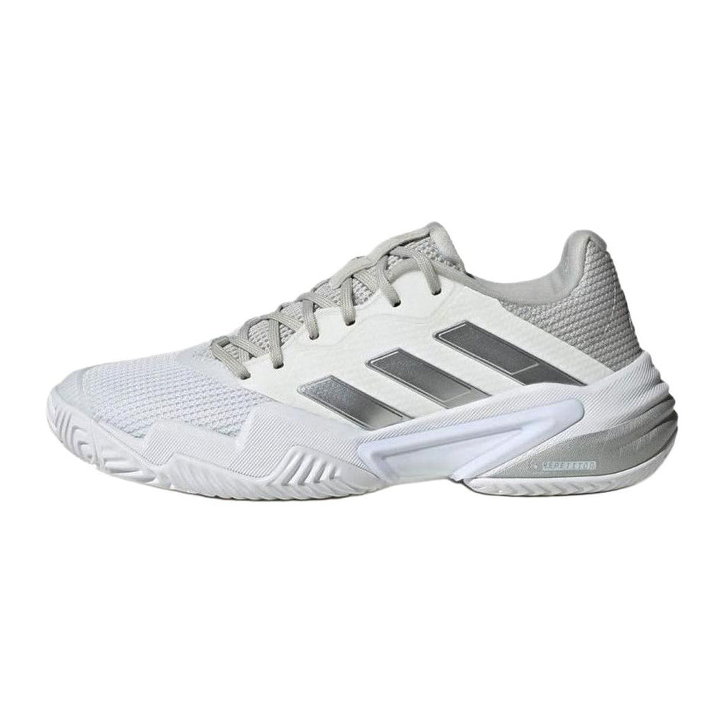 adidas Barricade Women's Low-Top Tennis Shoes - White/Grey