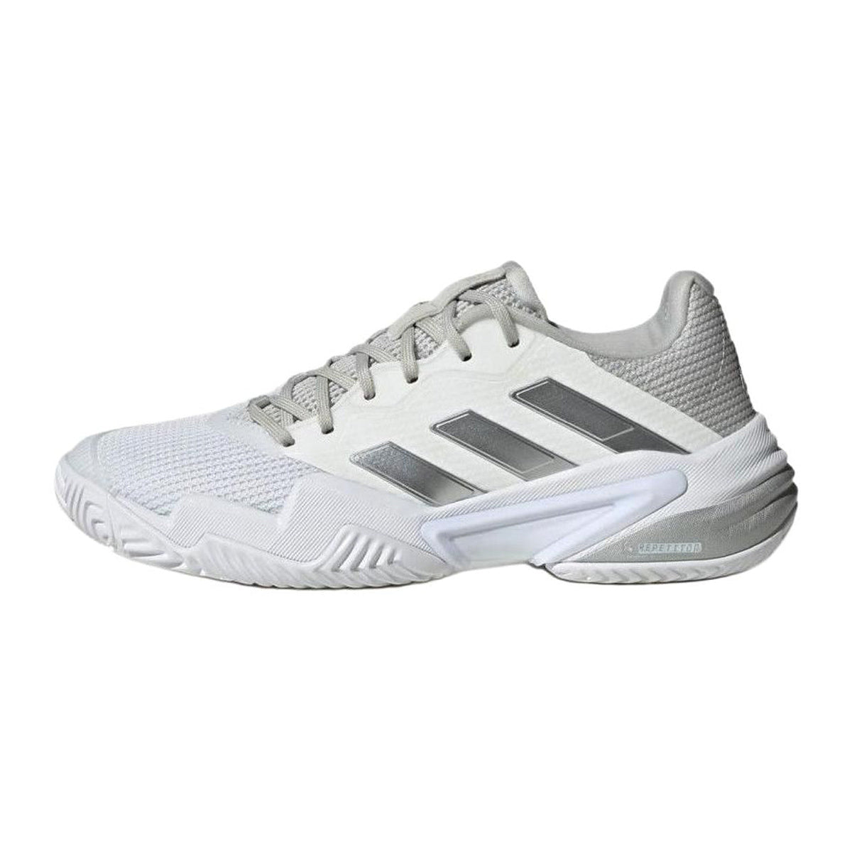 adidas Barricade Women's Low-Top Tennis Shoes - White/Grey