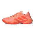 adidas Barricade Women's Textile Low-Top Tennis Shoes - Orange