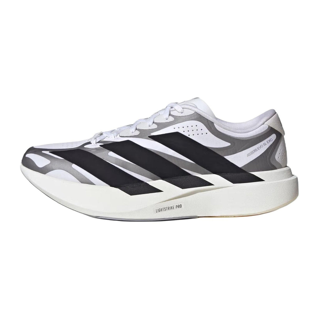 adidas Adizero Evo SL EXO Men's Mesh Marathon Running Shoes - White/Black