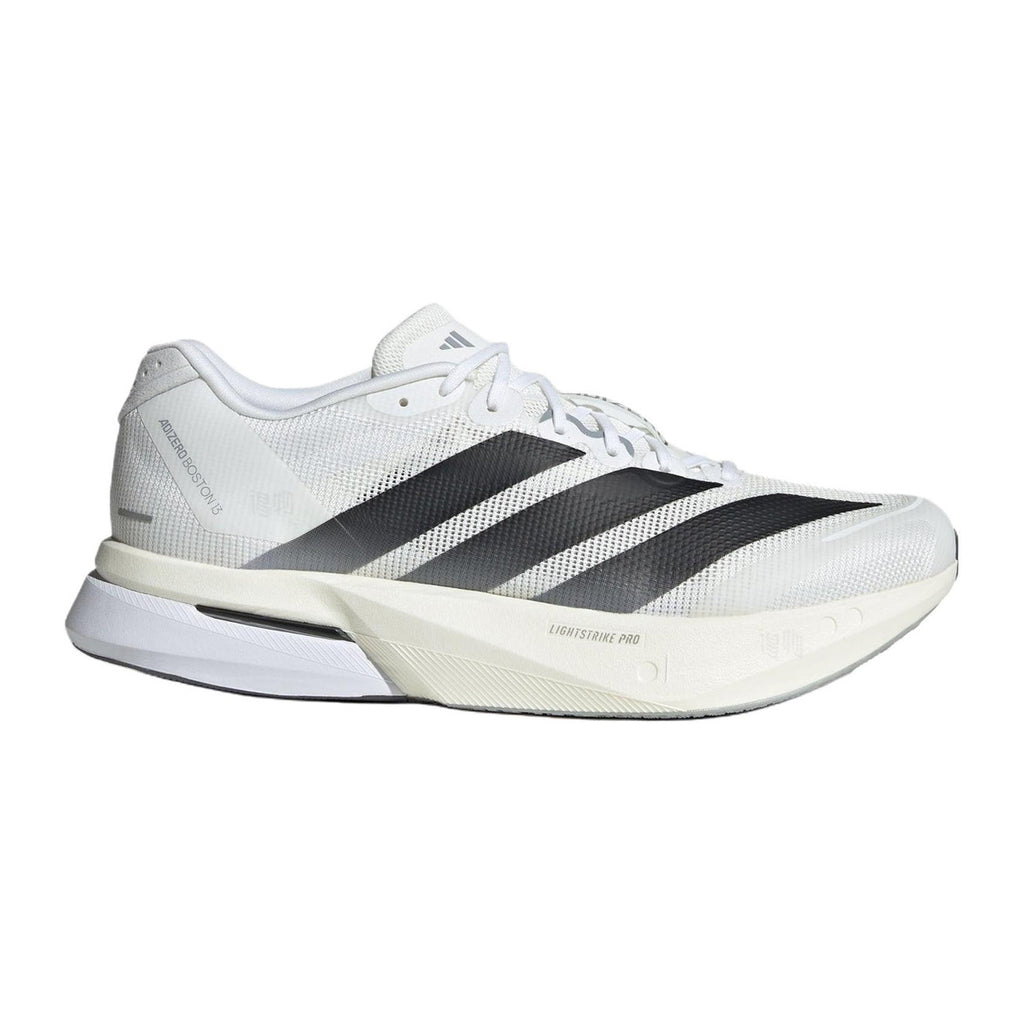 adidas Adizero Boston 13 Men's PU & Textile Marathon Training Shoes - White/Black