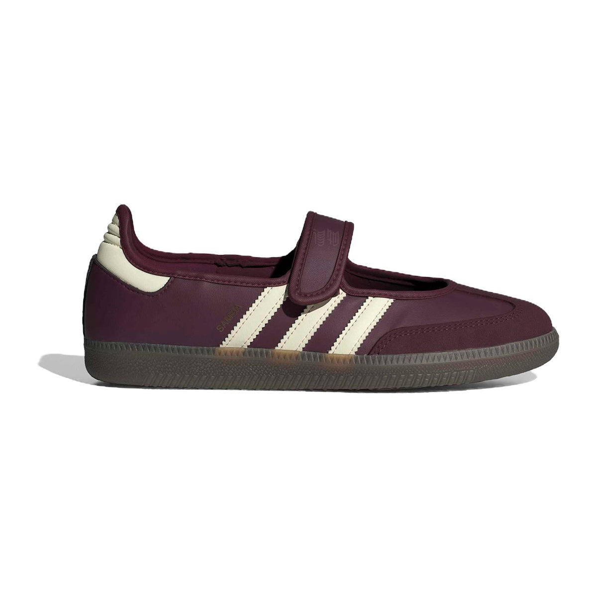adidas Originals Samba Jane Women's Flat Mary Jane Shoes - Burgundy