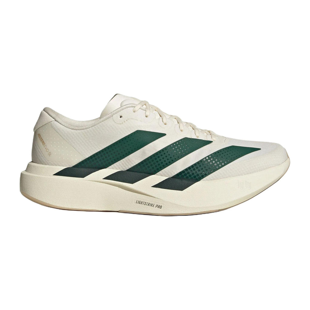 adidas Adizero Evo SL WOVEN Men's Low-Top Running Shoes - White/Green