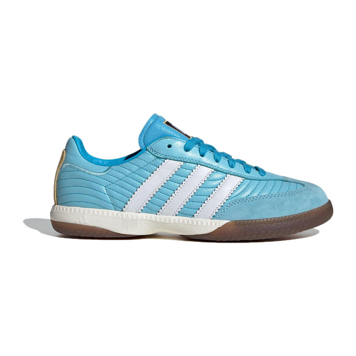 adidas Originals × NTS RADIO SAMBA MN Unisex Leather Low-Top Sneakers - Blue/White