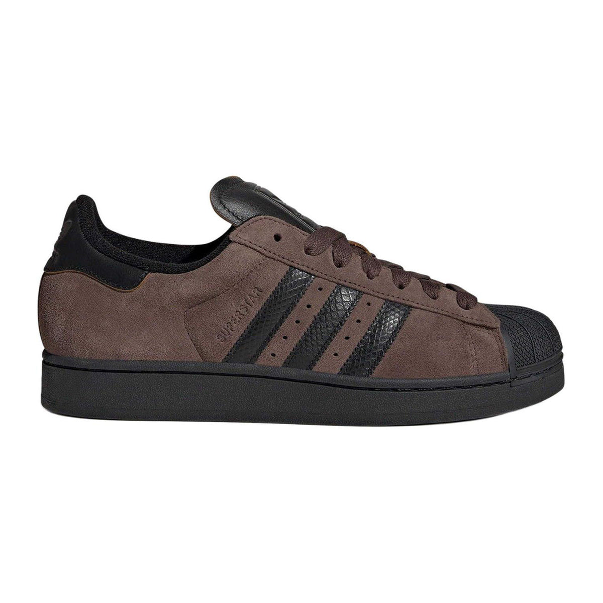 adidas Originals SUPERSTAR Unisex Suede Low-Profile Sneakers - Brown