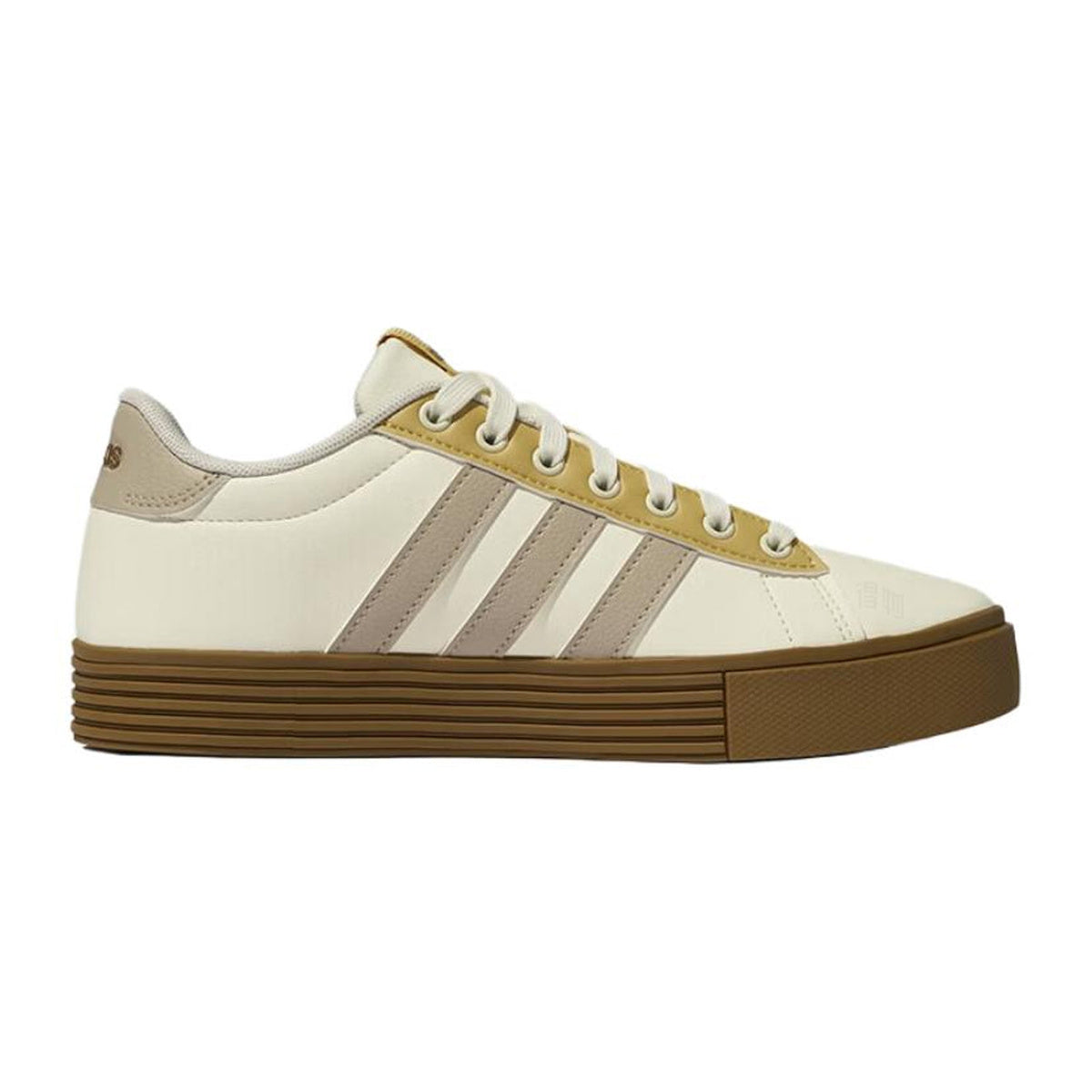 adidas Daily 4.0 Unisex Synthetic Leather Low-Top Sneakers - Beige