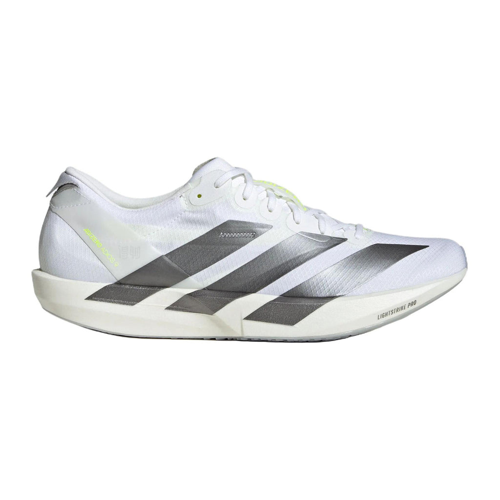 adidas Adizero Adios 9 Lightstrike Pro Men's Low-Profile Racing Shoes - White