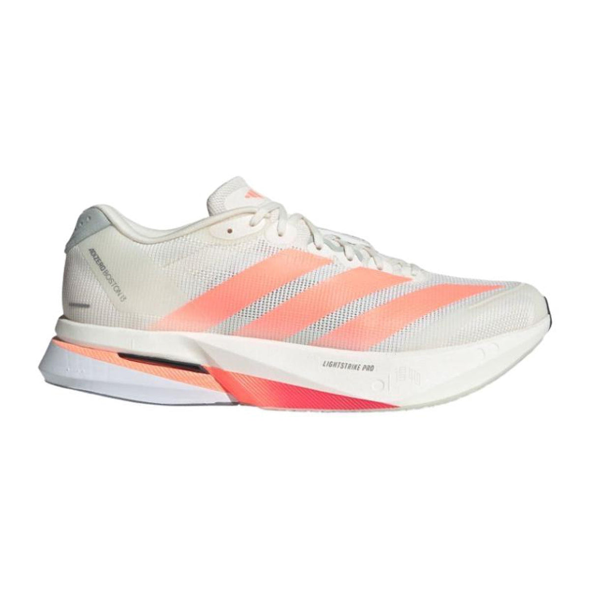 adidas Adizero Boston 13 Men's Casual Running Shoes - White/Orange