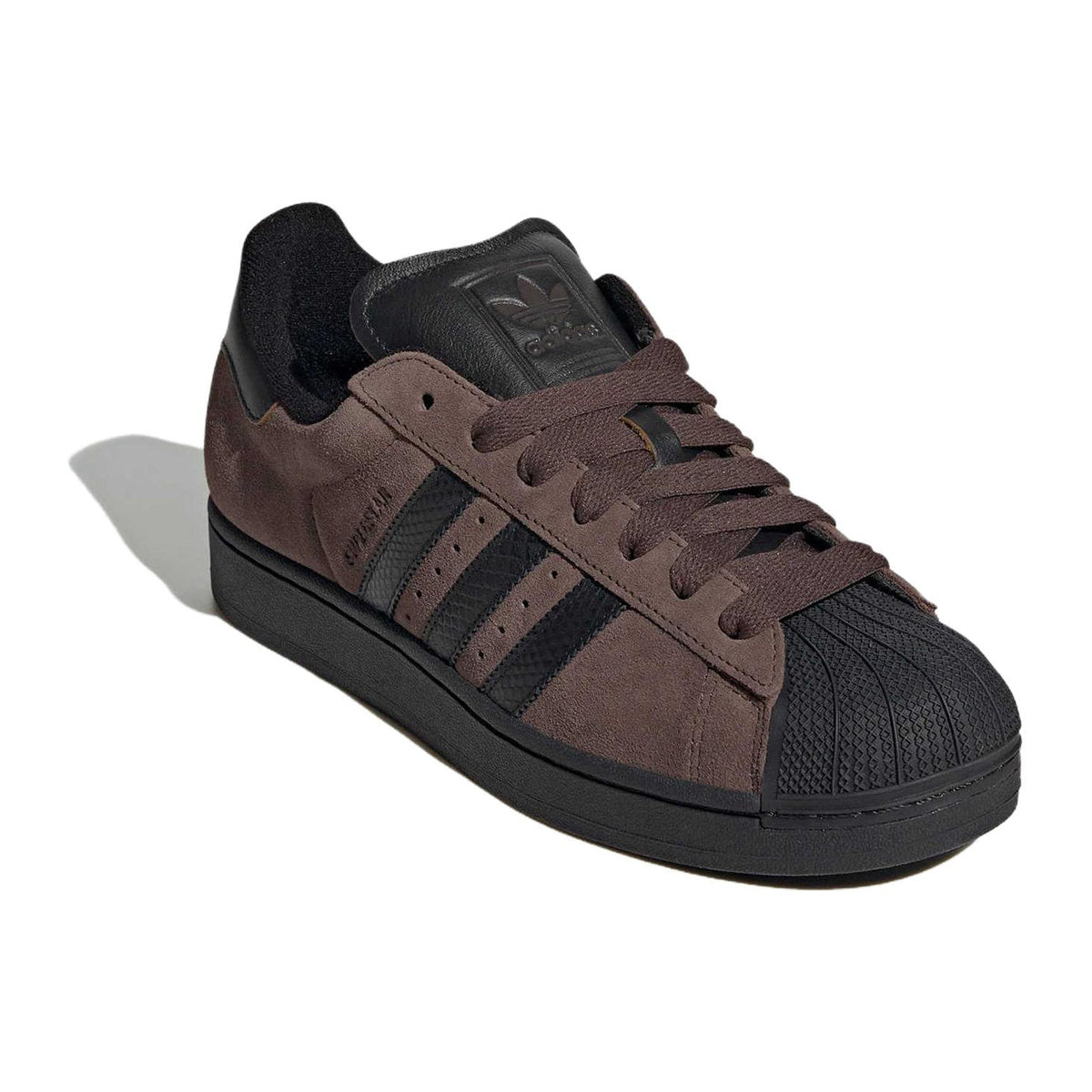 adidas Originals SUPERSTAR Unisex Suede Low-Profile Sneakers - Brown