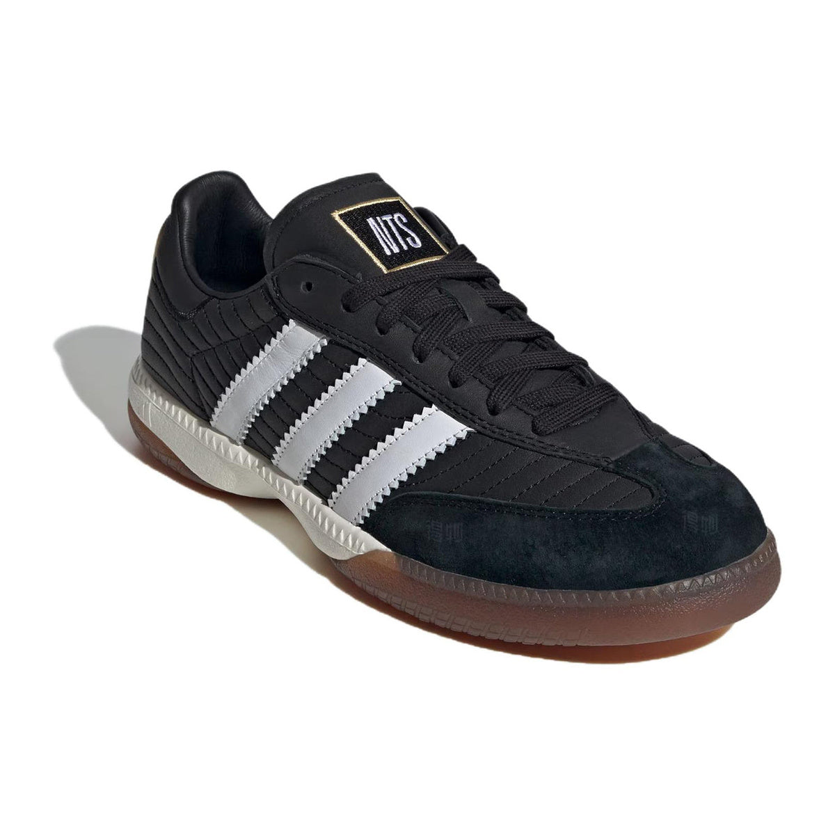 adidas Originals × NTS RADIO SAMBA MN Unisex Leather Low-Top Sneakers - Black/White