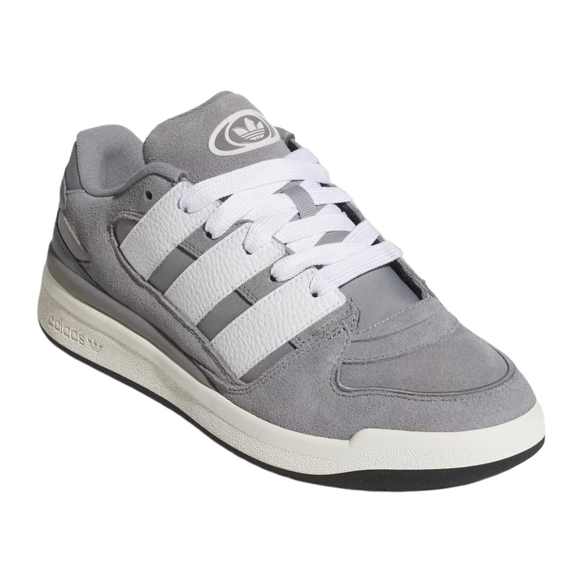 adidas Originals FORUM 2000 Unisex Mesh & Suede Low-Top Sneakers - Grey