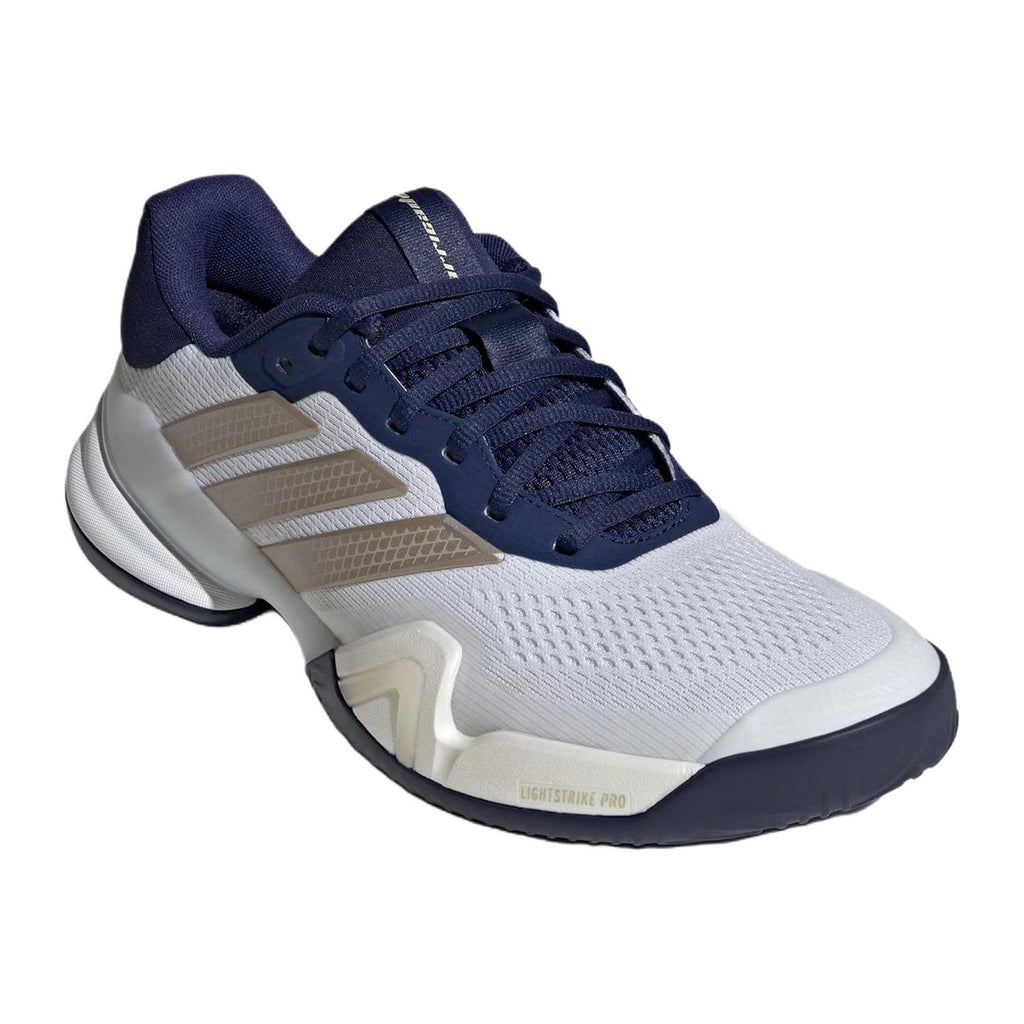 adidas BARRICADE 14 Men's Low-Top Tennis Shoes - White/Blue