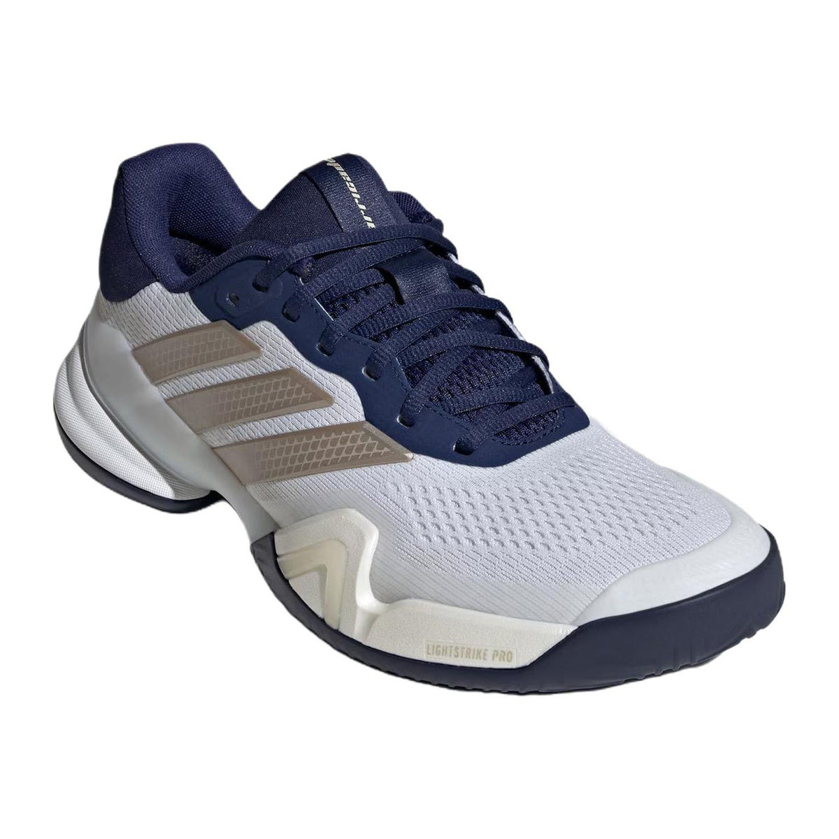 adidas BARRICADE 14 Men's Low-Top Tennis Shoes - White/Blue