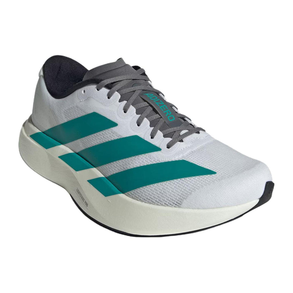 adidas Adizero Evo SL Lightstrike Pro Low-Top Running Shoes - White/Green
