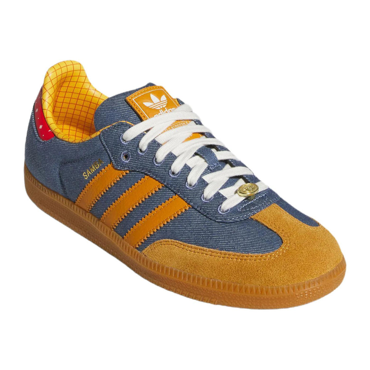adidas Originals × Toy Story Samba OG Unisex T-Toe Sneakers - Blue/Yellow