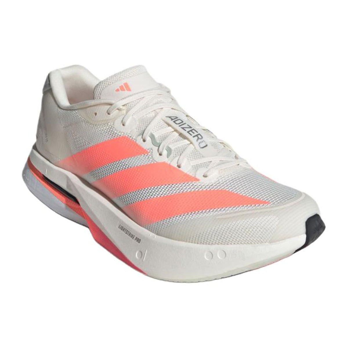 adidas Adizero Boston 13 Men's Casual Running Shoes - White/Orange