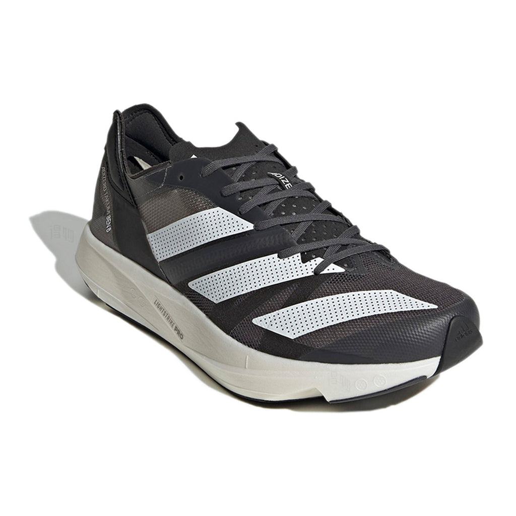 adidas Adizero Takumi Sen 8 Unisex Carbon-Plated Racing Shoes - Black/White