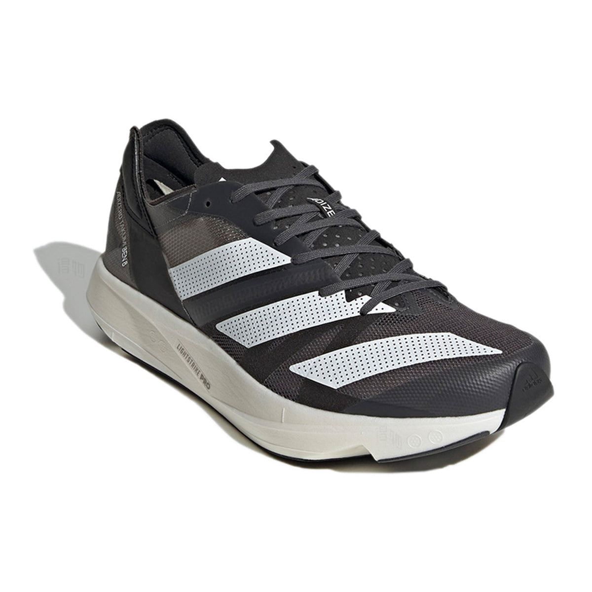 adidas Adizero Takumi Sen 8 Unisex Carbon-Plated Racing Shoes - Black/White