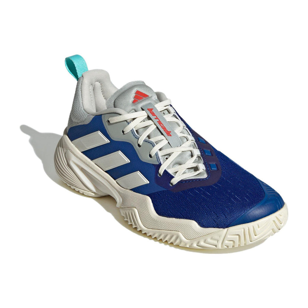adidas Barricade Tennis Women's Low-Top Tennis Shoes - Blue/White