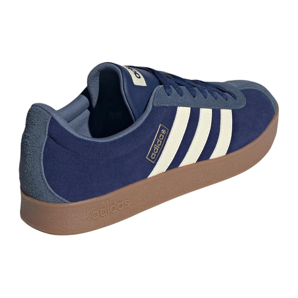 adidas VL Court Classic Unisex Retro T-Toe Low-Top Sneakers - Navy