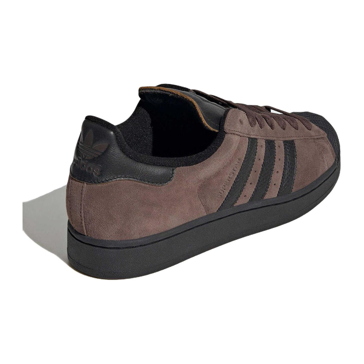 adidas Originals SUPERSTAR Unisex Suede Low-Profile Sneakers - Brown
