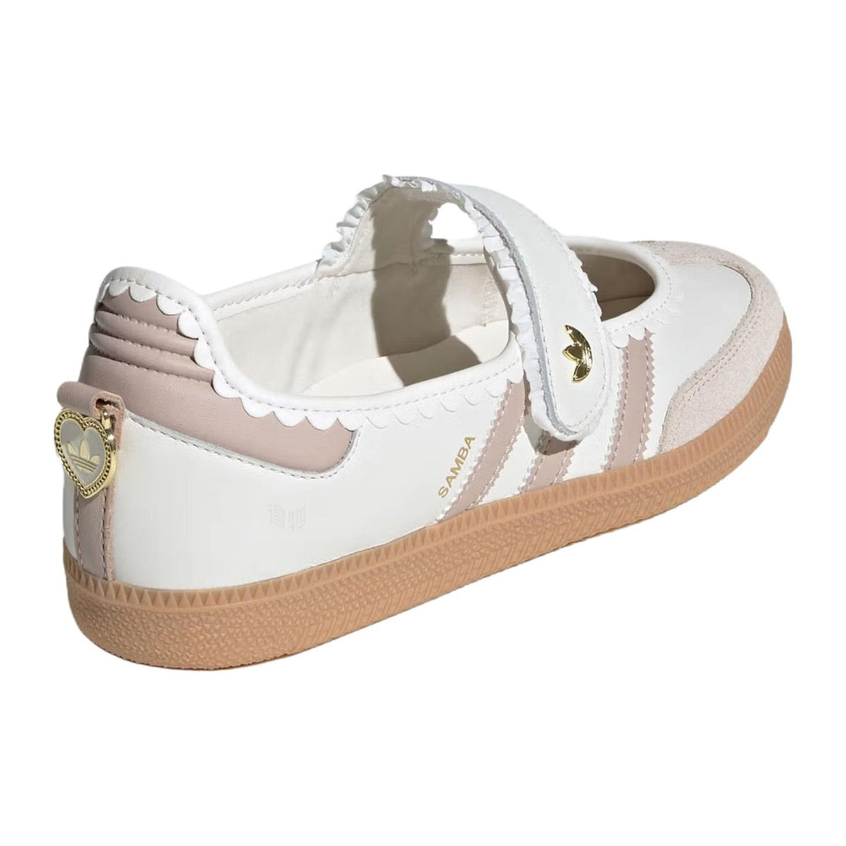 adidas Originals Samba Jane Women's Mary Jane Shoes - White/Dusty Pink