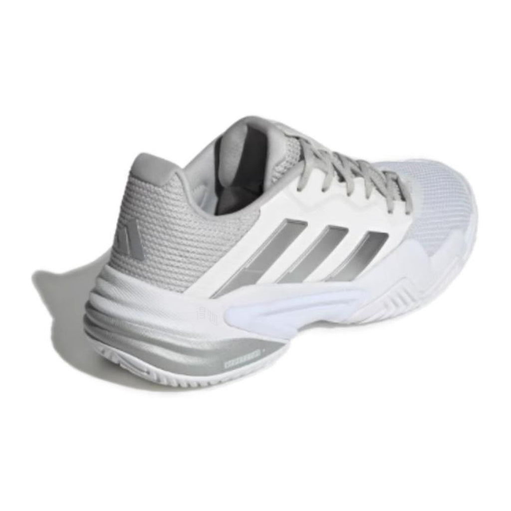 adidas Barricade Women's Low-Top Tennis Shoes - White/Grey