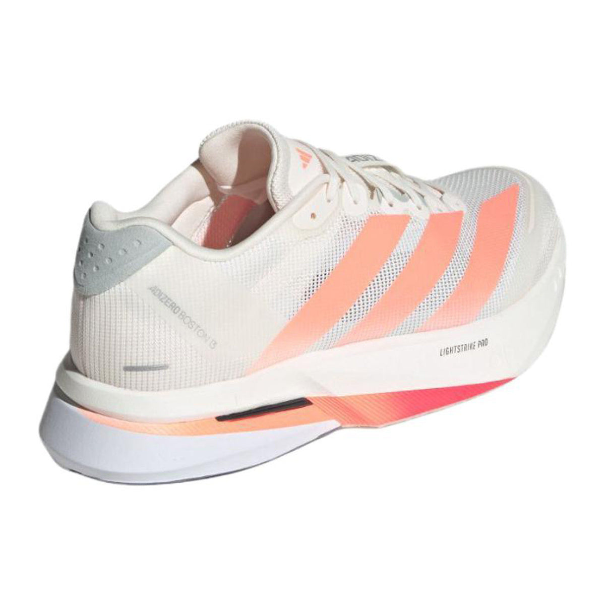adidas Adizero Boston 13 Men's Casual Running Shoes - White/Orange