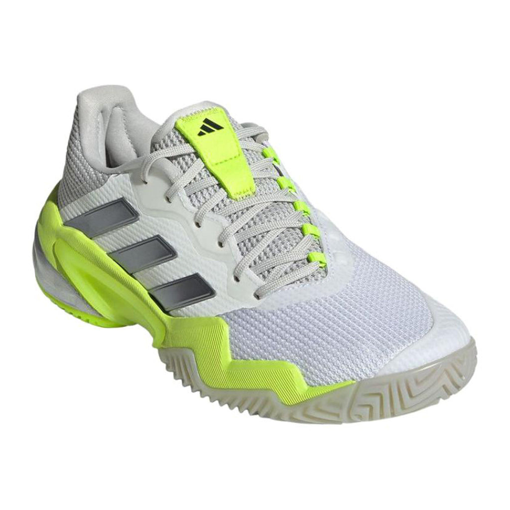 adidas Barricade 13 Women's Low-Top Tennis Shoes - Grey/Green