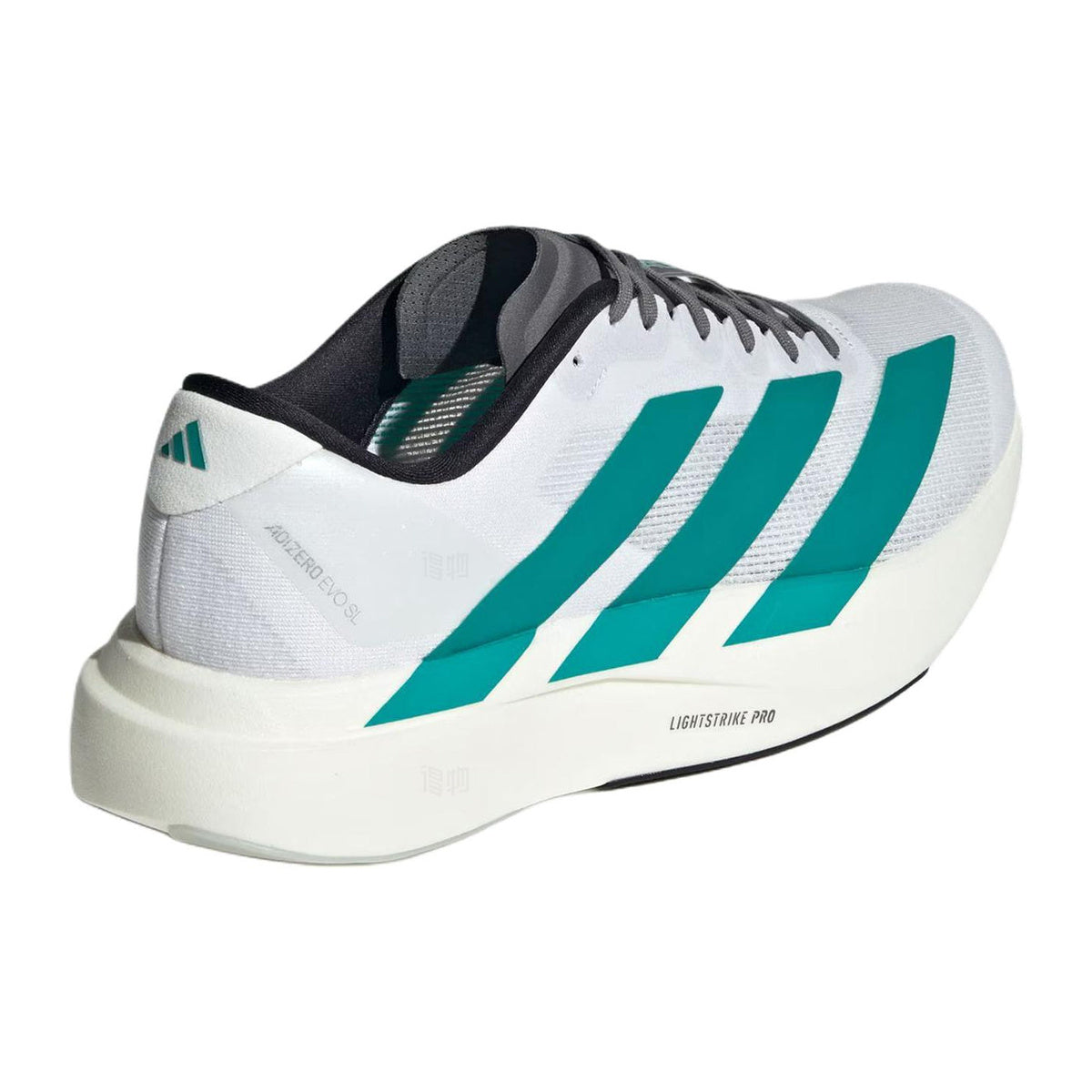 adidas Adizero Evo SL Lightstrike Pro Low-Top Running Shoes - White/Green