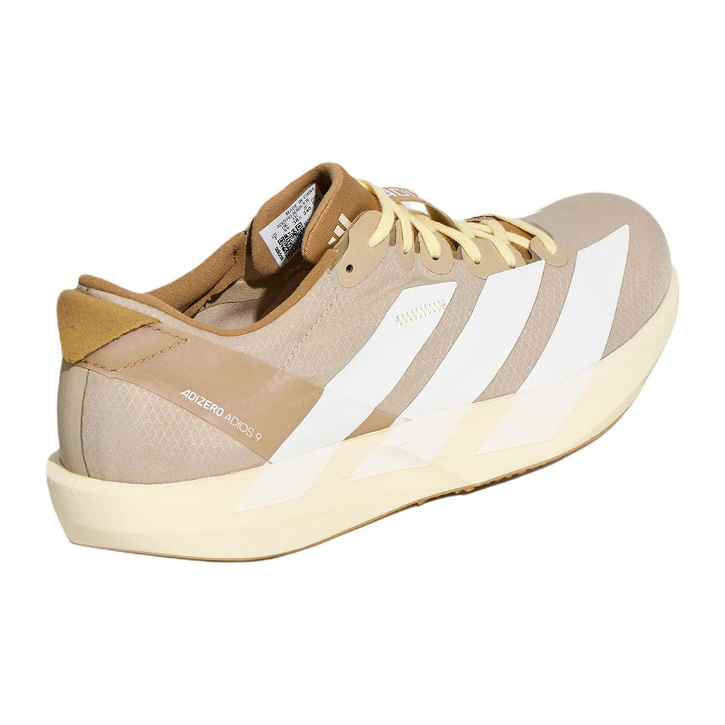adidas Adizero Adios 9 Women's Low-Profile Running Shoes - Beige/Brown/White