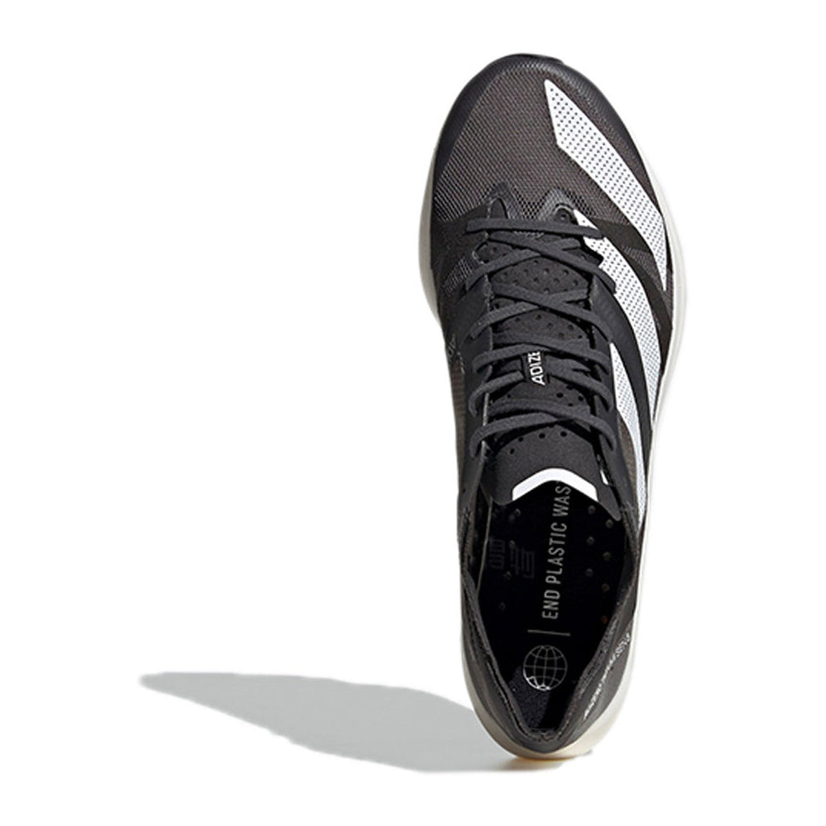 adidas Adizero Takumi Sen 8 Unisex Carbon-Plated Racing Shoes - Black/White
