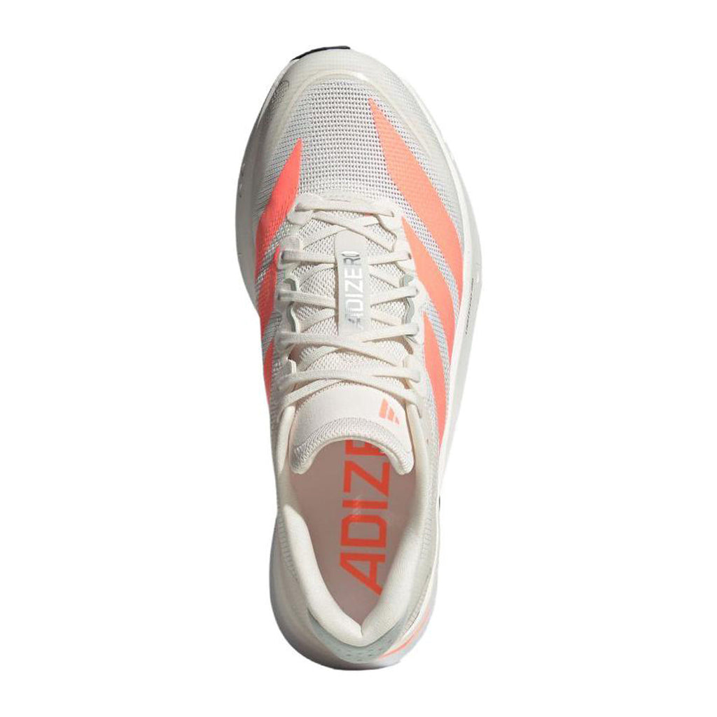 adidas Adizero Boston 13 Men's Casual Running Shoes - White/Orange