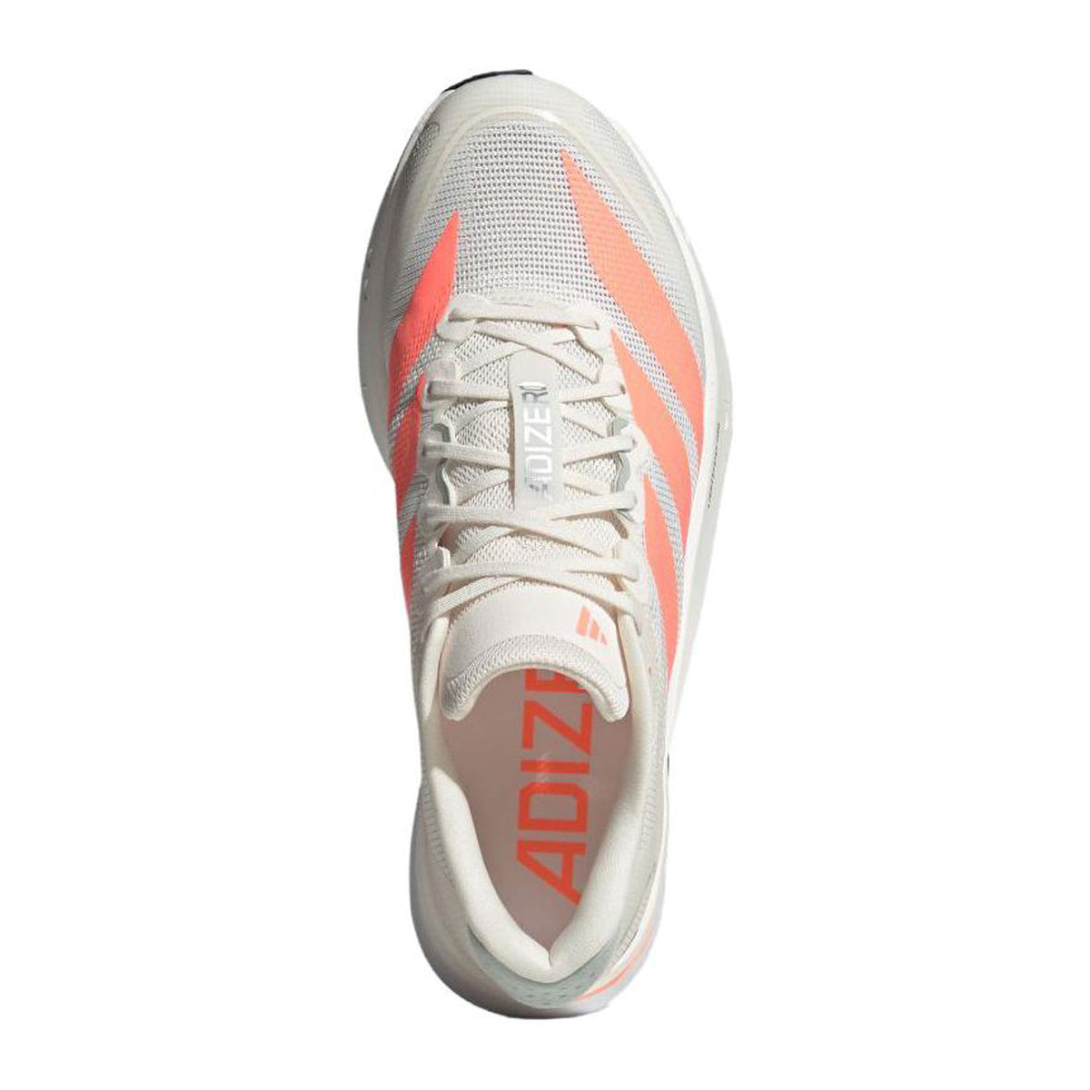 adidas Adizero Boston 13 Men's Casual Running Shoes - White/Orange