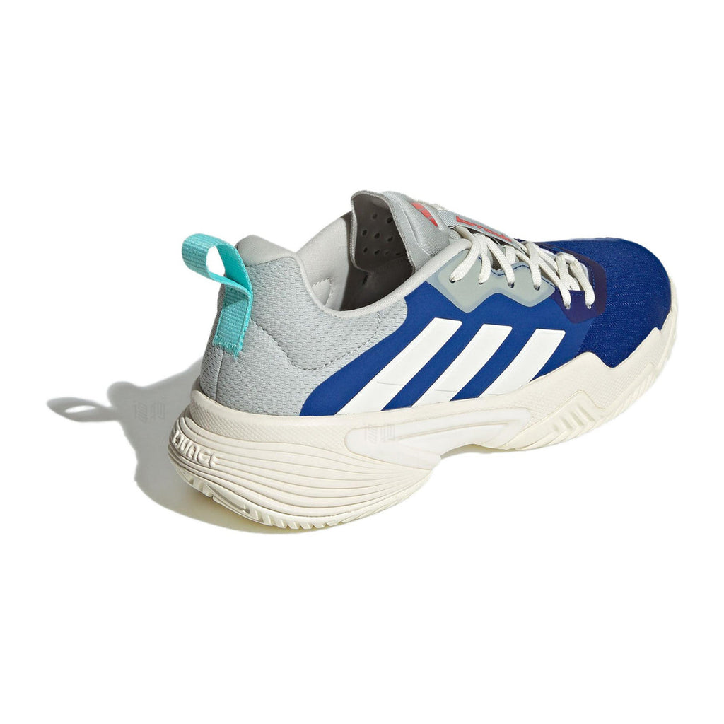 adidas Barricade Tennis Women's Low-Top Tennis Shoes - Blue/White