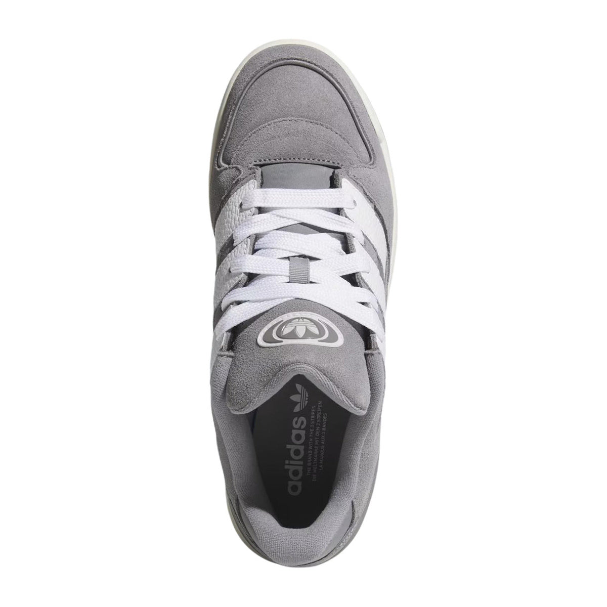 adidas Originals FORUM 2000 Unisex Mesh & Suede Low-Top Sneakers - Grey