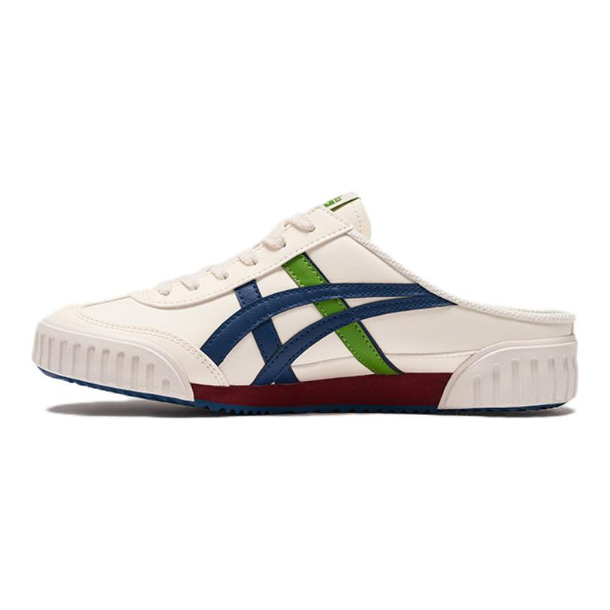 Onitsuka Tiger Machuation Sabot Unisex Sneakers – Cream/Peacoat/Green/Burgundy – product image 1
