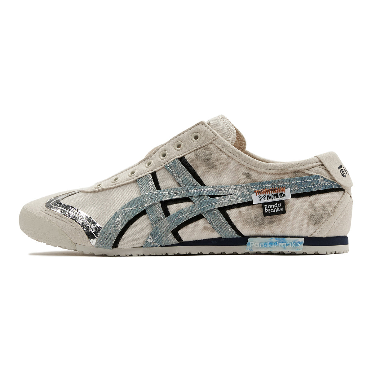 Onitsuka Tiger × Panda Prank Mexico 66 Unisex Sneakers – Cream/Black/Blue – product image 1