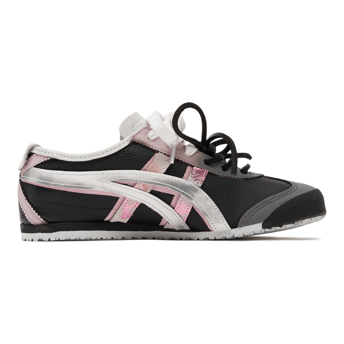 Onitsuka Tiger × Panda Prank Special-Edition Unisex Sneakers – Black/Silver/Pink – product image 2