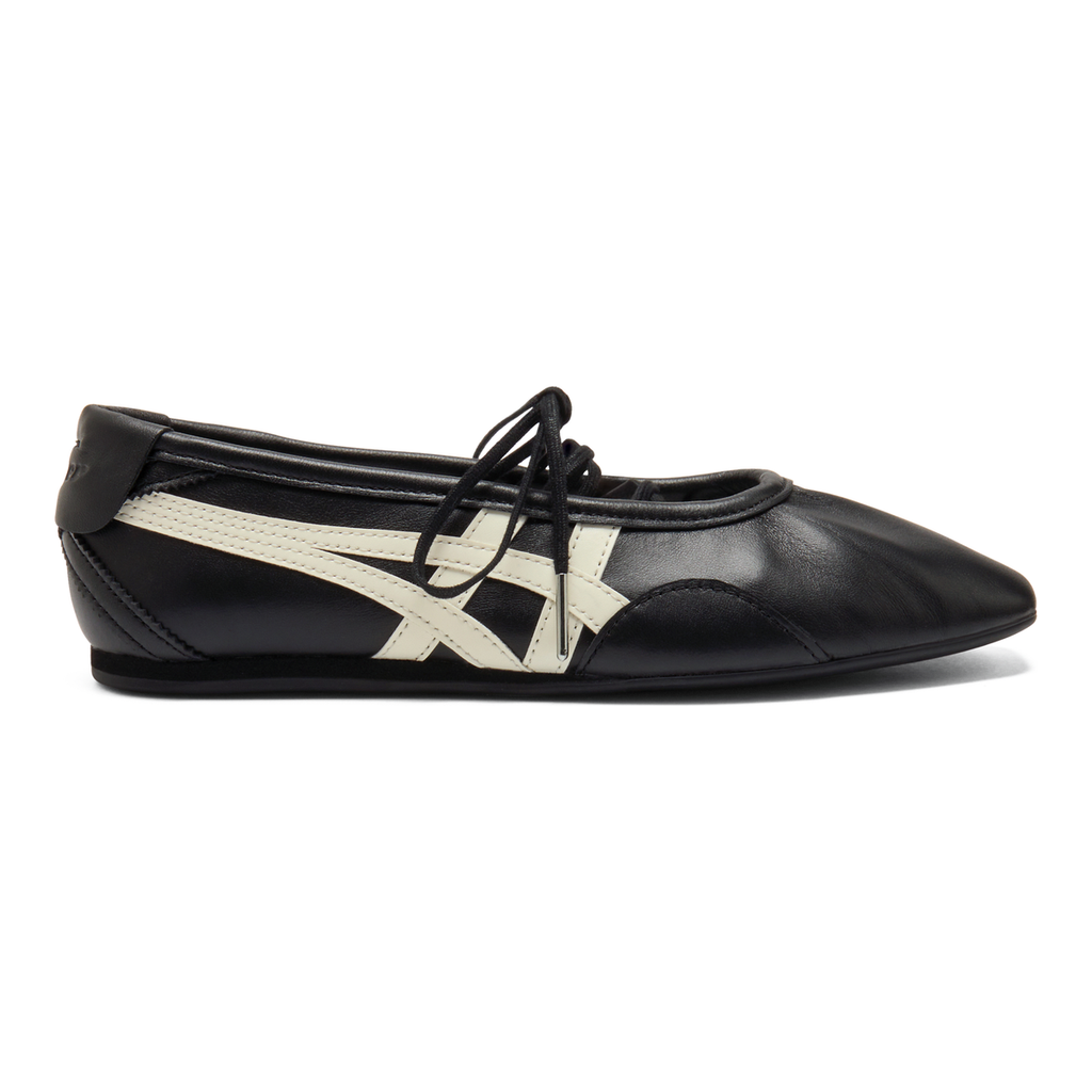 Onitsuka Tiger GYMNARINA Women's Mary Jane Flats – Black/Cream – product image 2