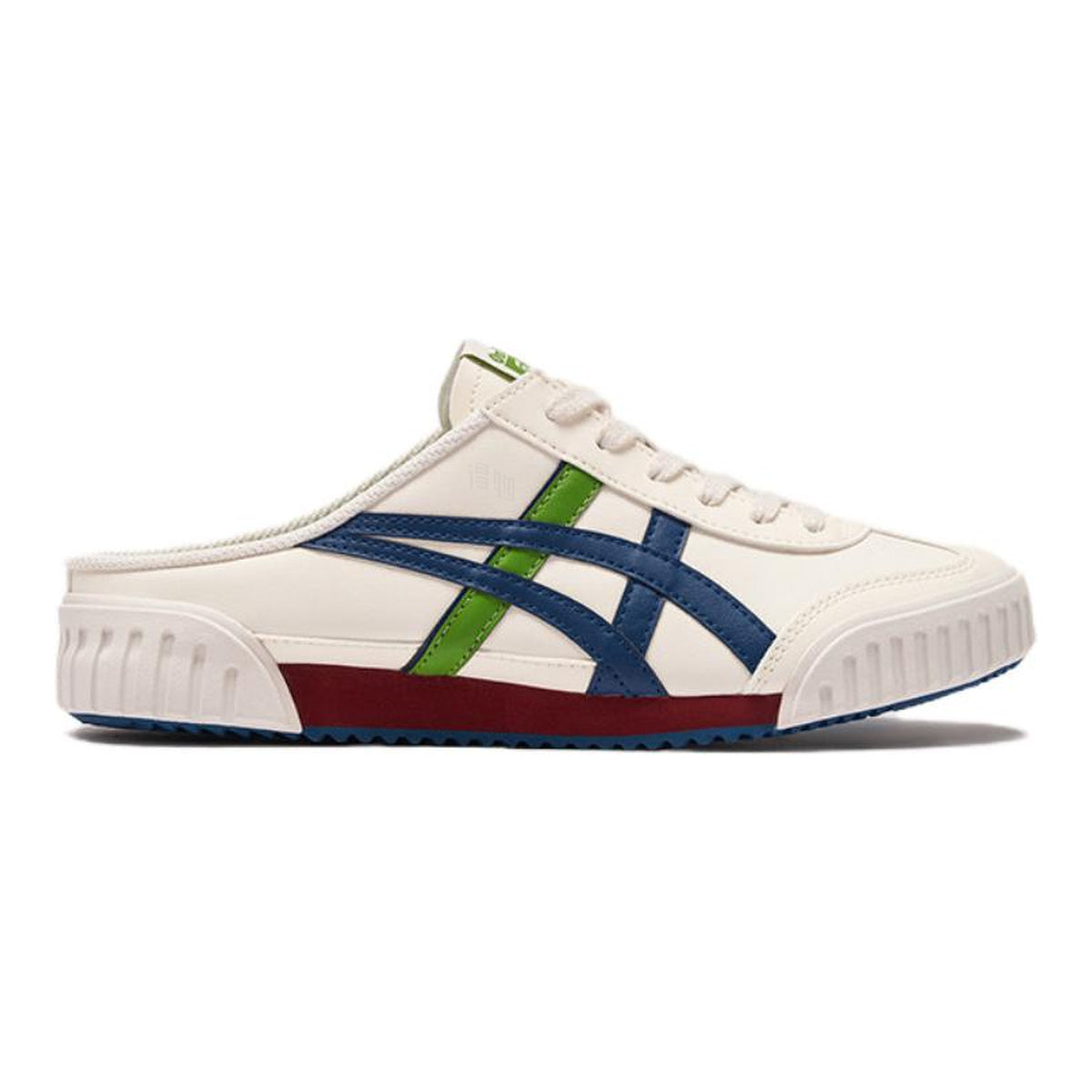 Onitsuka Tiger Machuation Sabot Unisex Sneakers – Cream/Peacoat/Green/Burgundy – product image 2
