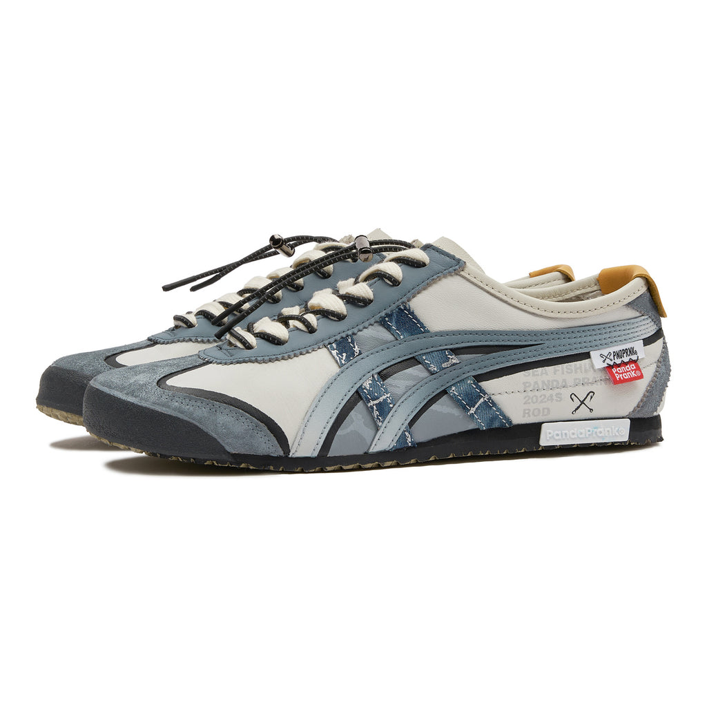 Onitsuka Tiger × Panda Prank Mexico 66 Unisex Sneakers – Grey/Blue – product image 3