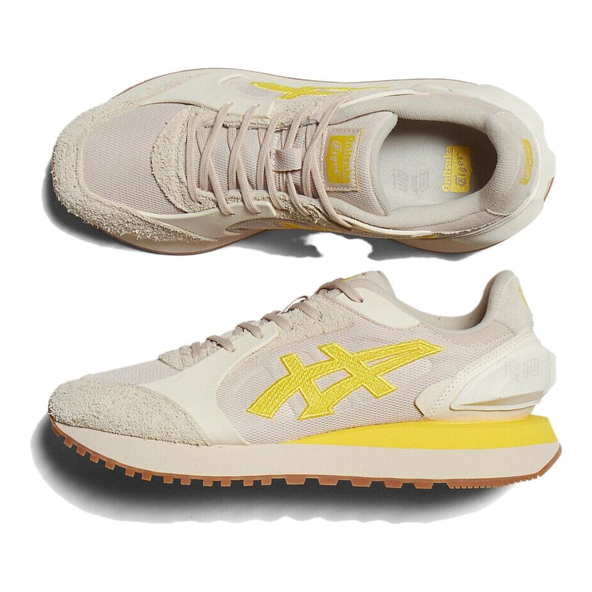 Onitsuka Tiger Moage Co Unisex Sneakers – Cream/Yellow – product image 3