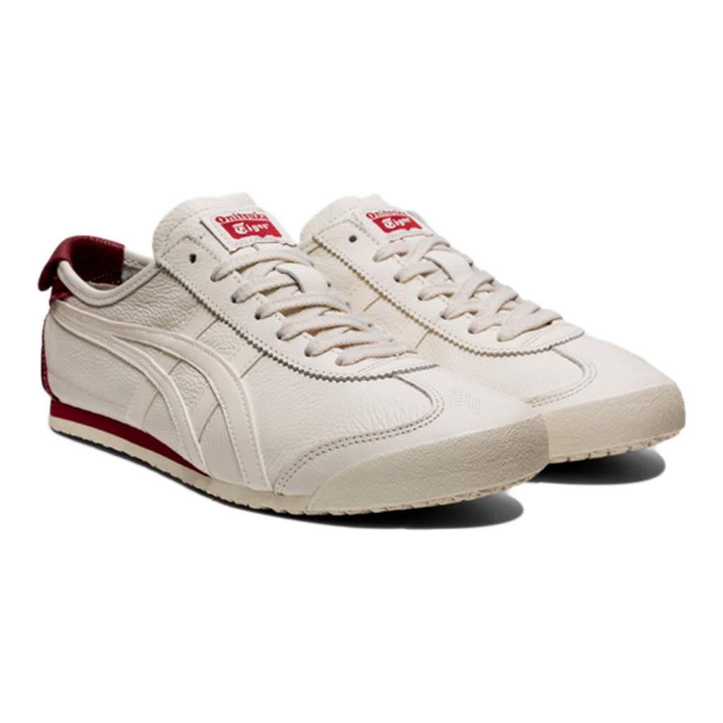 Onitsuka Tiger Low-Top Unisex Sneakers – Cream/Burgundy – product image 3